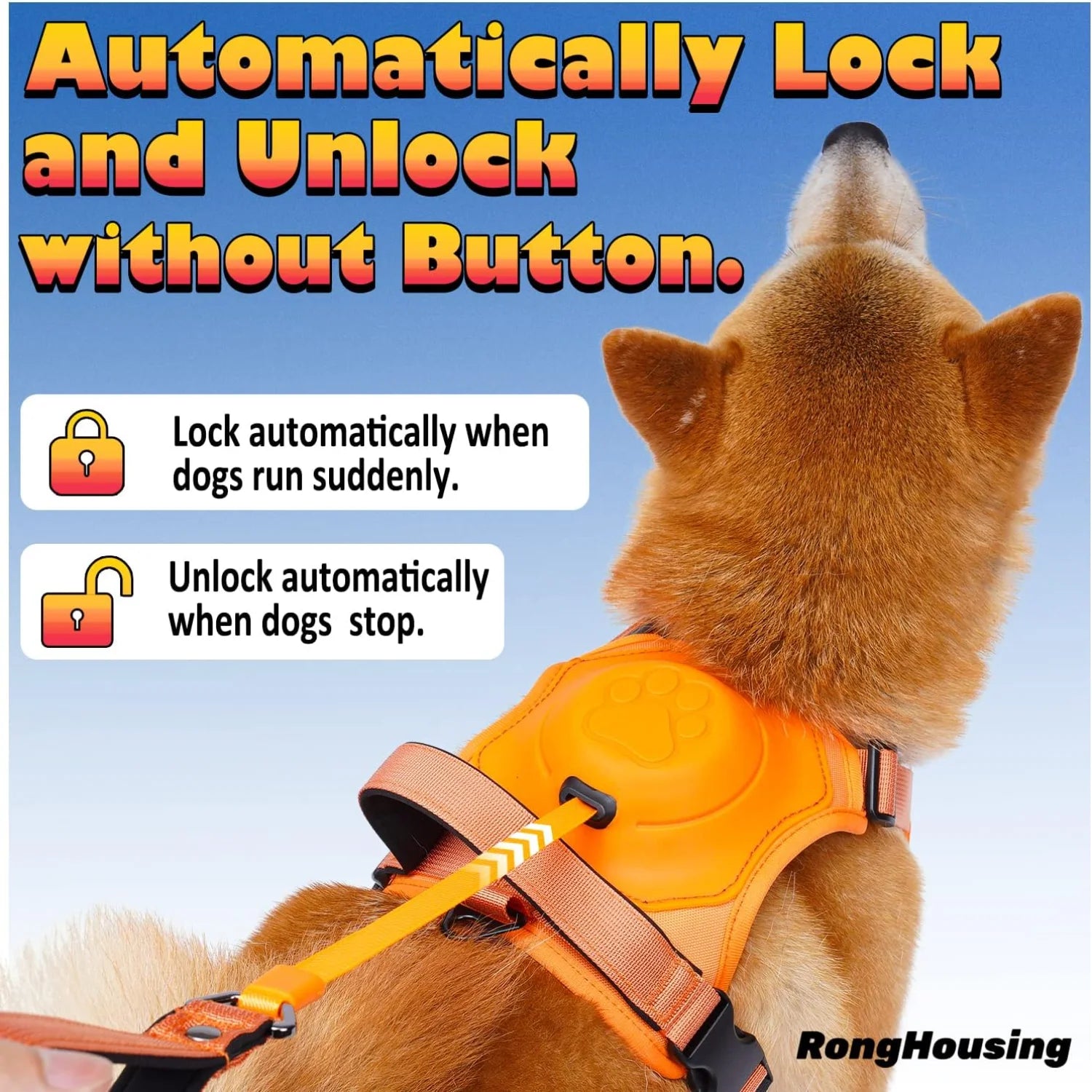 Adjustable Breathable Dog Harness with Retractable Leash - Anti-Burst and Tangle-Free