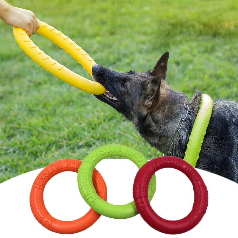 Interactive Dog Puller Ring - Floating, Anti-Bite, for Aggressive Chewers