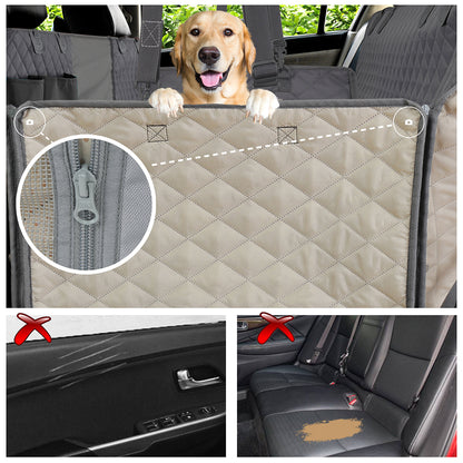 Waterproof Dog Car Seat Cover: Hammock-Style Protector for Safe Pet Travel